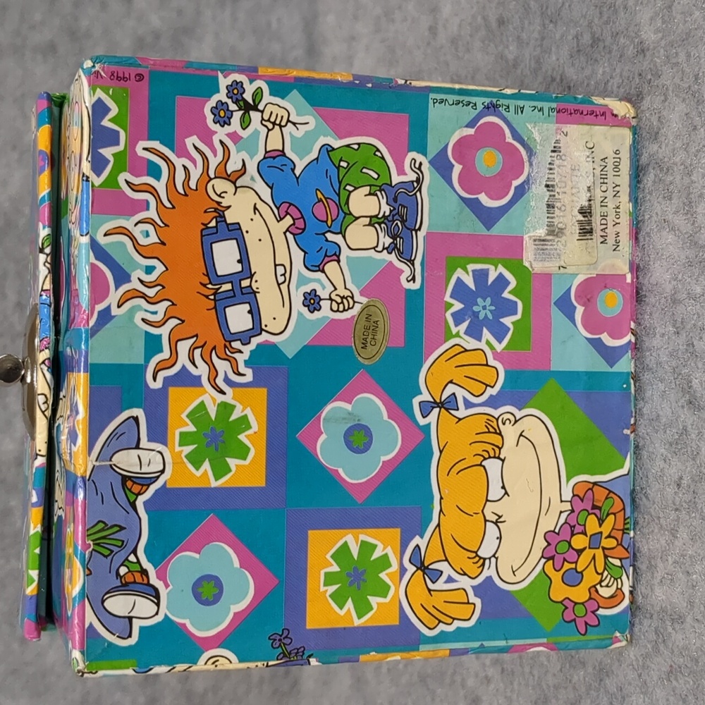 Vintage Rugrats Colorful Jewlery Storage Box - Picture 4 of 10